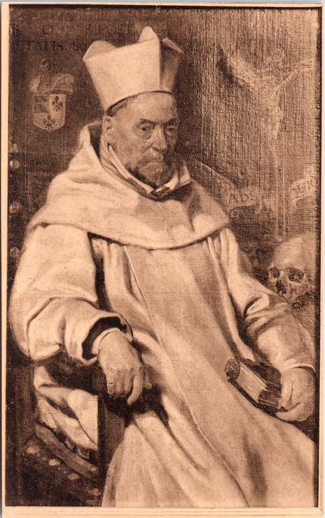 [Mol0835] Mol - "Portret van abt Colibrant (1597-1626)" - Portret van de abt van de Abdij van Postel