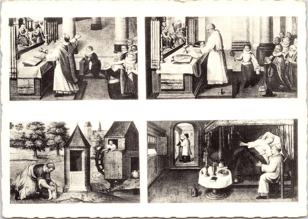 [Hoogstraten0841] Hoogstraten - "De legende van het H. Bloed" - Polyptiek 17e eeuw in de Sint-Katharinakerk
