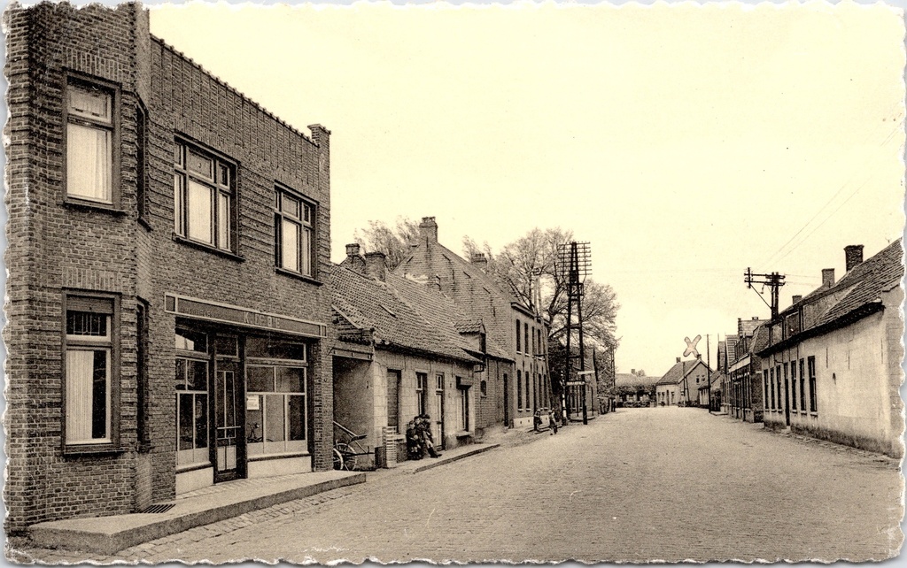 [Hoogstraten0849] Hoogstraten - "Meerle Dorp" - Dorpsgezicht Meerle met straatzicht