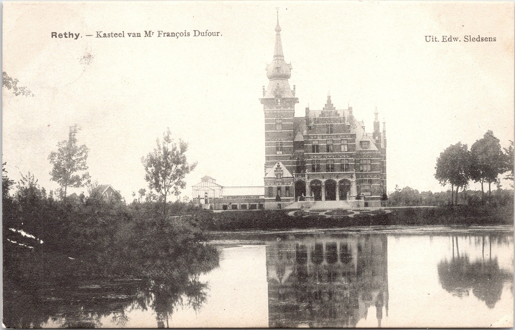 [Rethie0973] Retie - « Château de M. François Dufour » - Château Dufour avec étang
