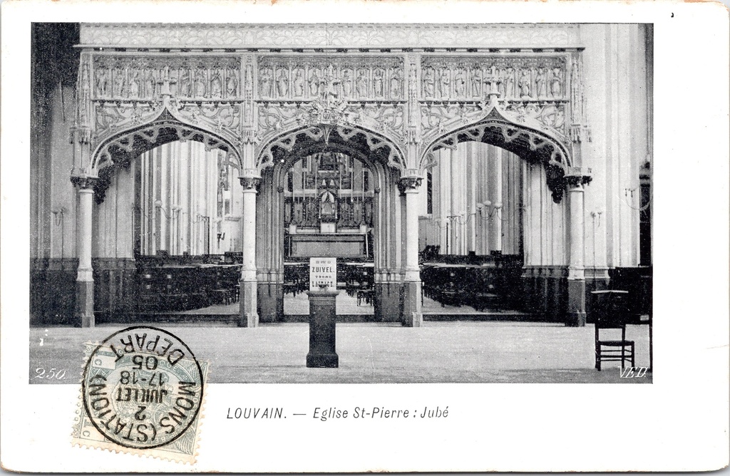 [Leuven0987] Louvain - « Église Saint-Pierre : Jubé » - Chœur de l'église Saint-Pierre