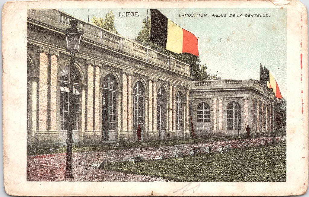 [Liege1009] Liège - "Exposition. Palais de la Dentelle" - Kantklospaleis op de Wereldtentoonstelling