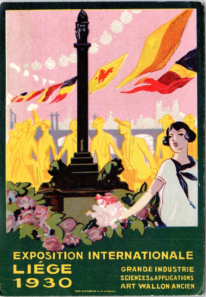 [Liege1021] Liège - "Exposition Internationale Liège 1930" - Affiche internationale tentoonstelling Grande Industrie