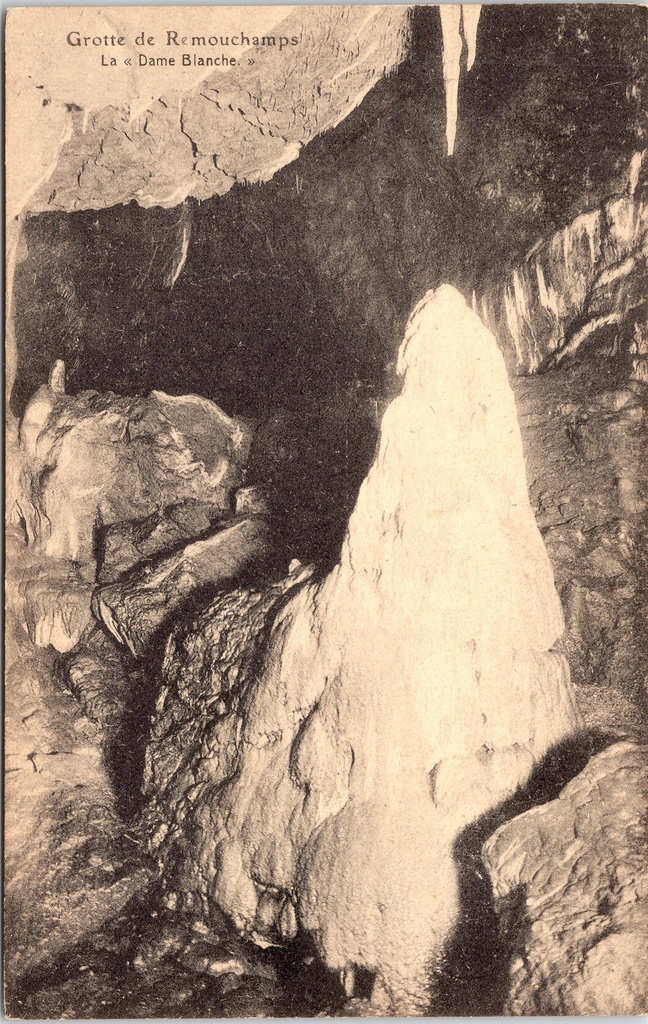 [Ayweille1045] Aywaille - « Grotte de Remouchamps - La Dame Blanche » - Formation spéléologique « La Dame Blanche » dans les grottes de Remouchamps