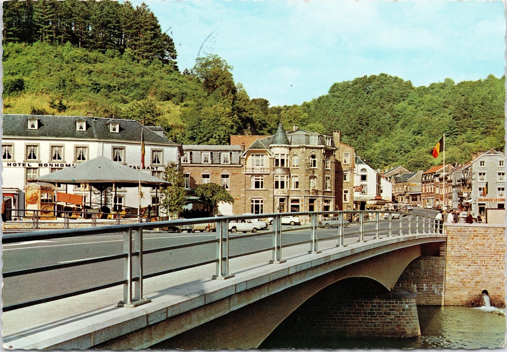 [Ayweille1059] Aywaille - "Le nouveau pont" - Nieuwe brug over de Amblève in Remouchamps
