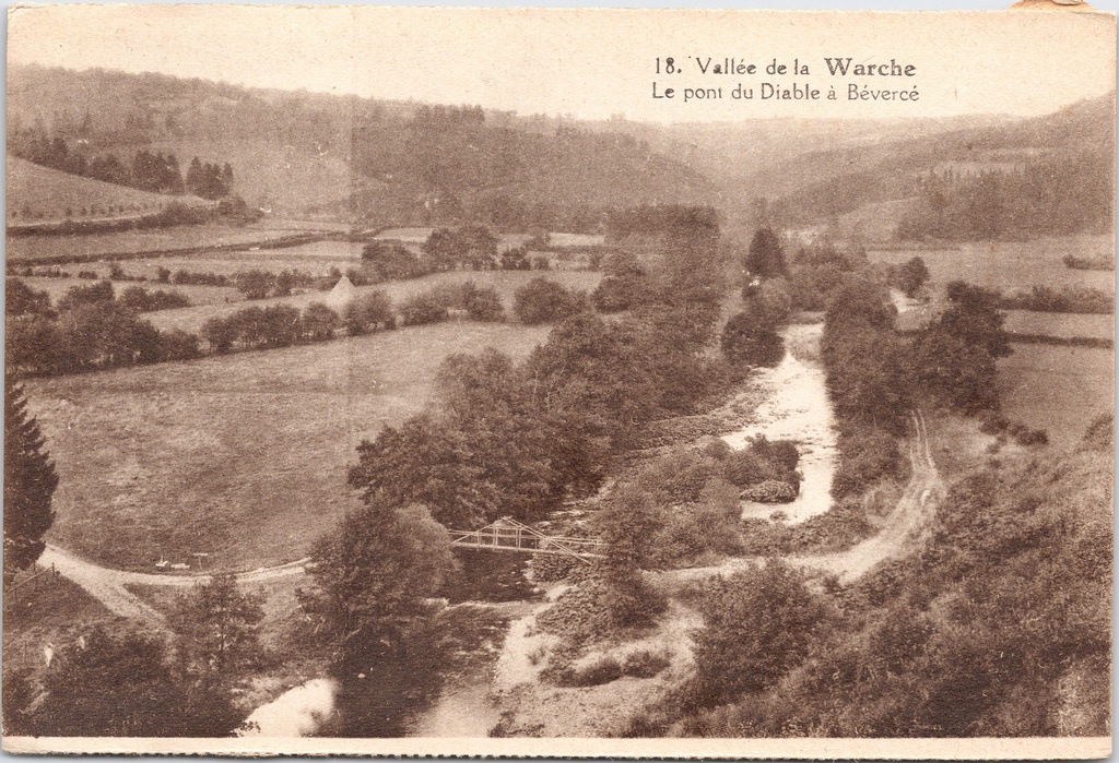 [Malmédy1065] Malmedy - "Vallée de la Warche - Le pont du Diable à Bévercé" - Duivelsbrug in de Warche-vallei bij Bévercé