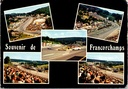 Spa - « Souvenir de Francorchamps » - Cinq photos aériennes du circuit de Spa-Francorchamps avec des courses et des spectateurs