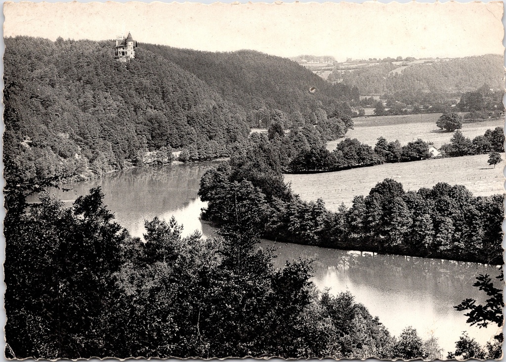 [Spa1101] Spa - « Vue panoramique du lac de Warfaaz » - Vue panoramique sur le lac de Warfaaz