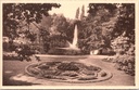 Namur - "Parc Marie-Louise" - Bloemenperk met fontein in het Marie-Louisepark