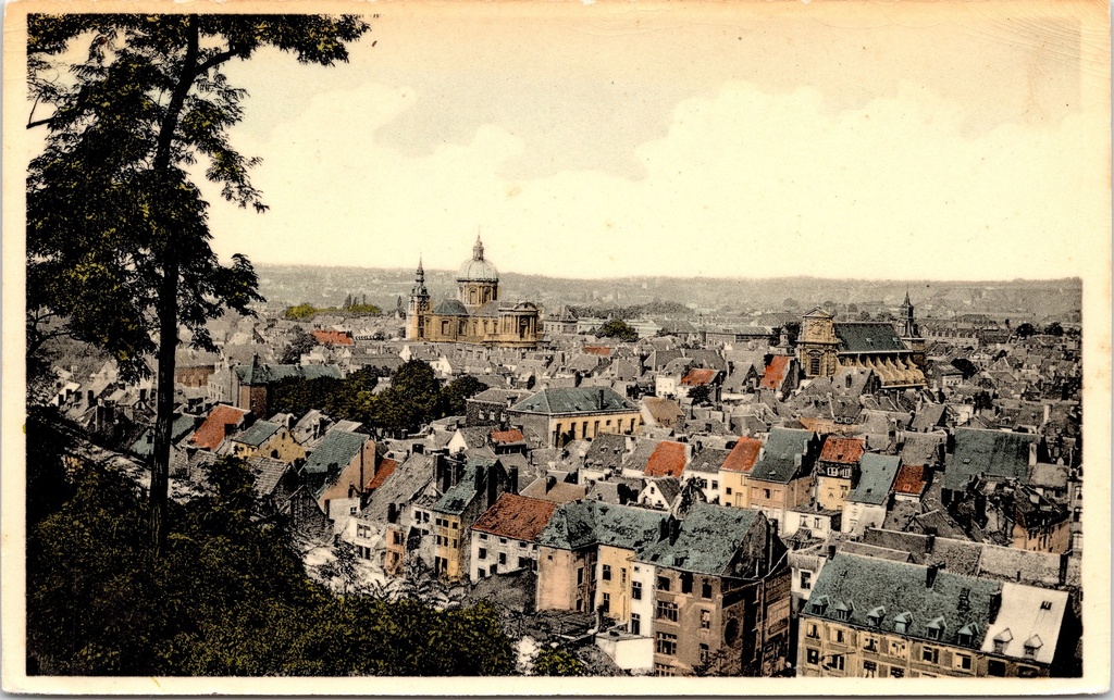 Namur - "Panorama" - Stadsgezicht over de daken van Namur