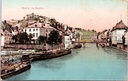 Namur - "La Sambre" - Gezicht op de Sambre met de citadel op de achtergrond