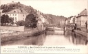 Namur - "La Citadelle et le port de Grognon" - Citadel en haven van Grognon aan de Maas en Samber