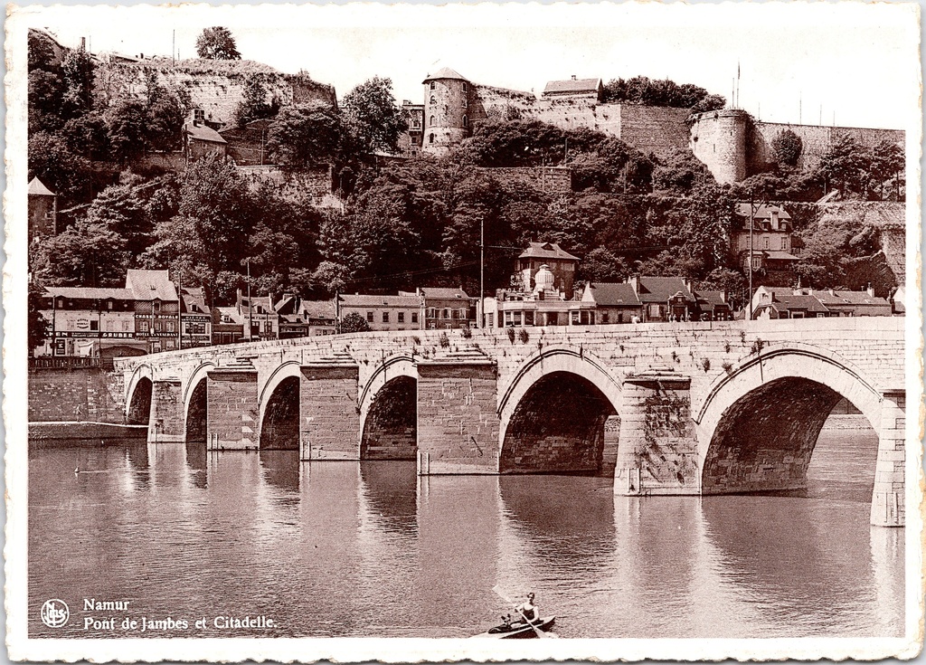 Namur - "Pont de Jambes et Citadelle" - Jemappebrug en Citadel