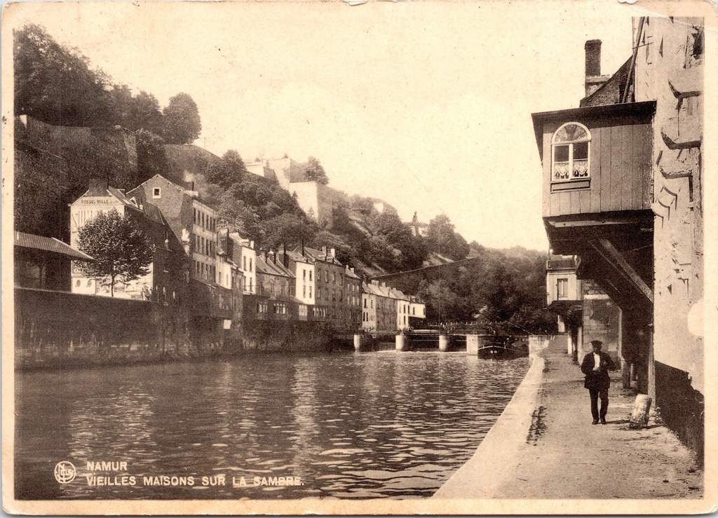 [Namen1193] Namur – “Vieilles Maisons sur la Sambre” – Old houses along the Sambre