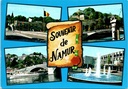 Namur – “Souvenir de Namur” – Various cityscapes featuring the Citadel, the Sambre and a fountain