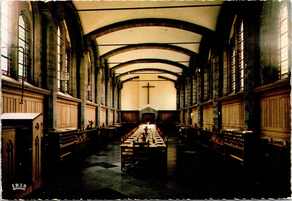 [Anhée1215] Anhée – « ABBAYE DE MAREDSOUS Réfectoire » – Réfectoire de l'abbaye de Maredsous