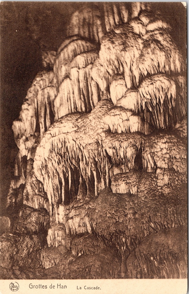 [Han-sur-lesse1301] Rochefort – ‘Grottes de Han – La Cascade’ – La Cascade in the Grottes de Han