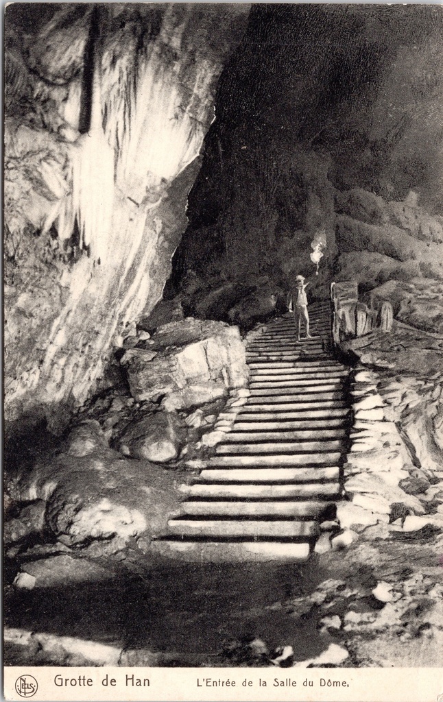 [Han-sur-lesse1311] Rochefort – ‘Grotte de Han – L’Entrée de la Salle du Dôme’ – Entrance to the Salle du Dôme in the Han Caves