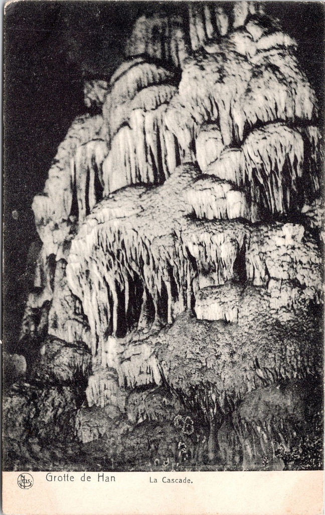 [Rochefort1361] Rochefort – ‘Grotte de Han – La Cascade’ – La Cascade in the Han Caves