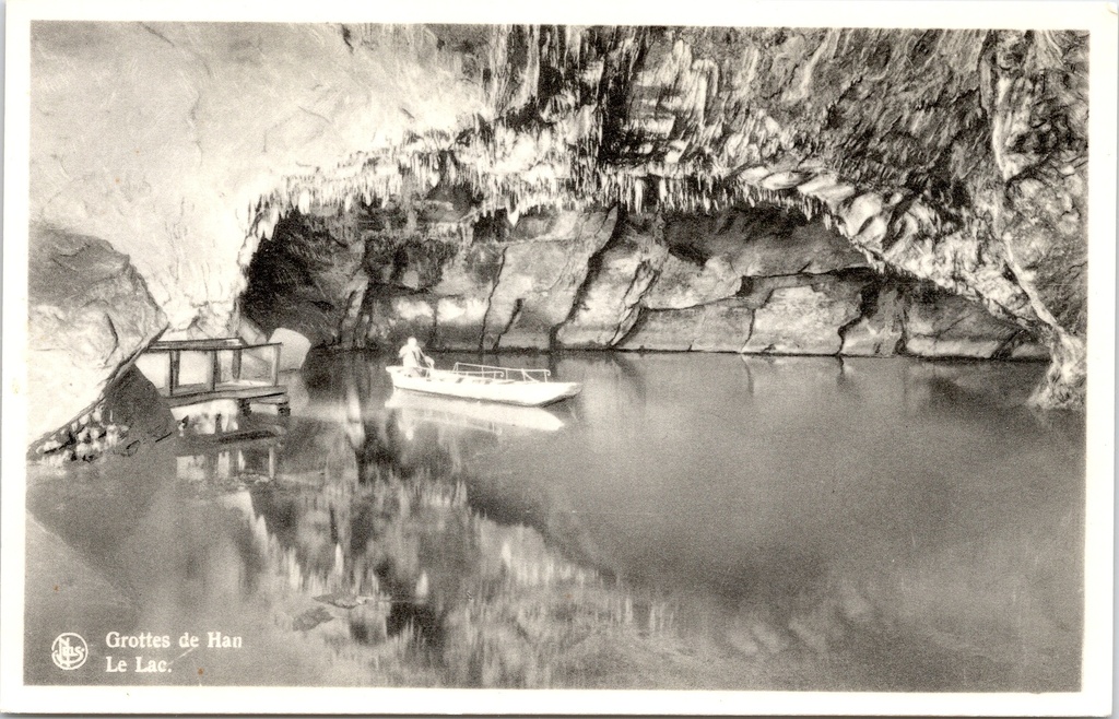 [Rochefort1385] Rochefort - "Grottes de Han - Le Lac" - Ondergronds meer in de grotten van Han