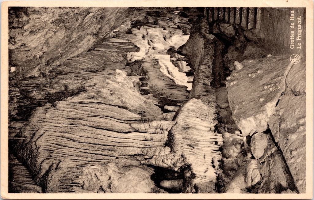 [Rochefort1403] Rochefort - « Grottes de Han - Le Fragment » - Grottes de Han, formation de stalactites