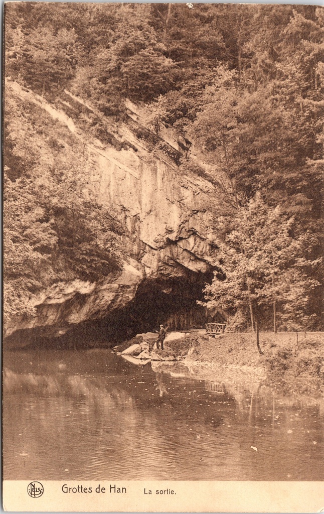 [Rochefort1447] Rochefort - « Grottes de Han - La sortie » - Sortie des grottes de Han sur la Lesse