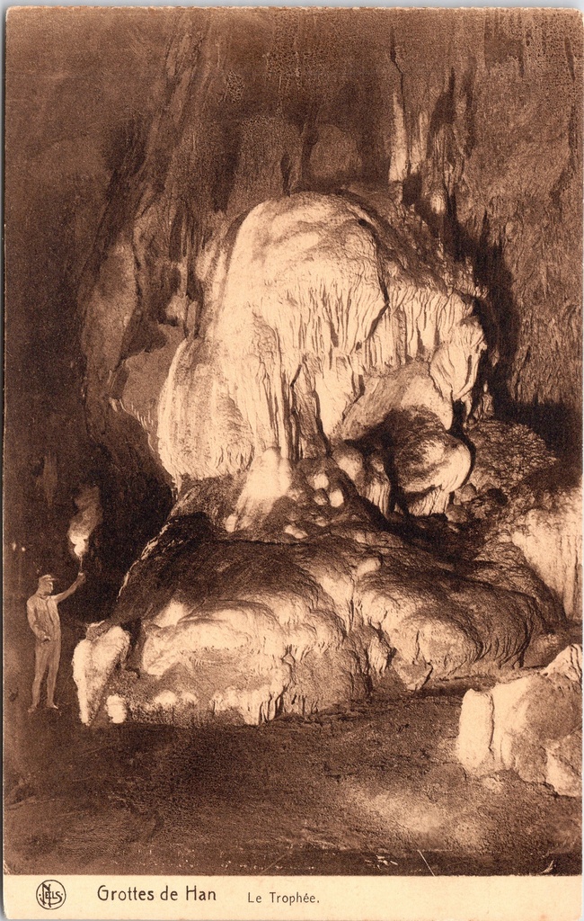 [Rochefort1453] Rochefort - « Grottes de Han - Le Trophée » - Le spéléothème « Le Trophée » dans les Grottes de Han