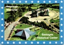 Bastogne - "American Memorial - Bastogne Historical Center" - Luchtfoto Mardasson-monument en oorlogsmuseum
