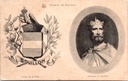 Bouillon - "Souvenir de Bouillon" - Stadswapen en portret van Godefroid de Bouillon