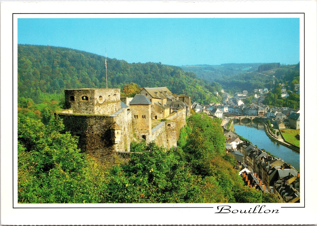 [Bouillon1557] Bouillon – “Bouillon” – Bouillon Castle with a view of the Semois