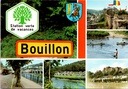 Bouillon - « Station verte de vacances » - Vue panoramique sur le château, la Semois et le camping