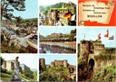 Bouillon - « Salutations de BOUILLON » - Carte panoramique représentant le château et la vallée de la Semois