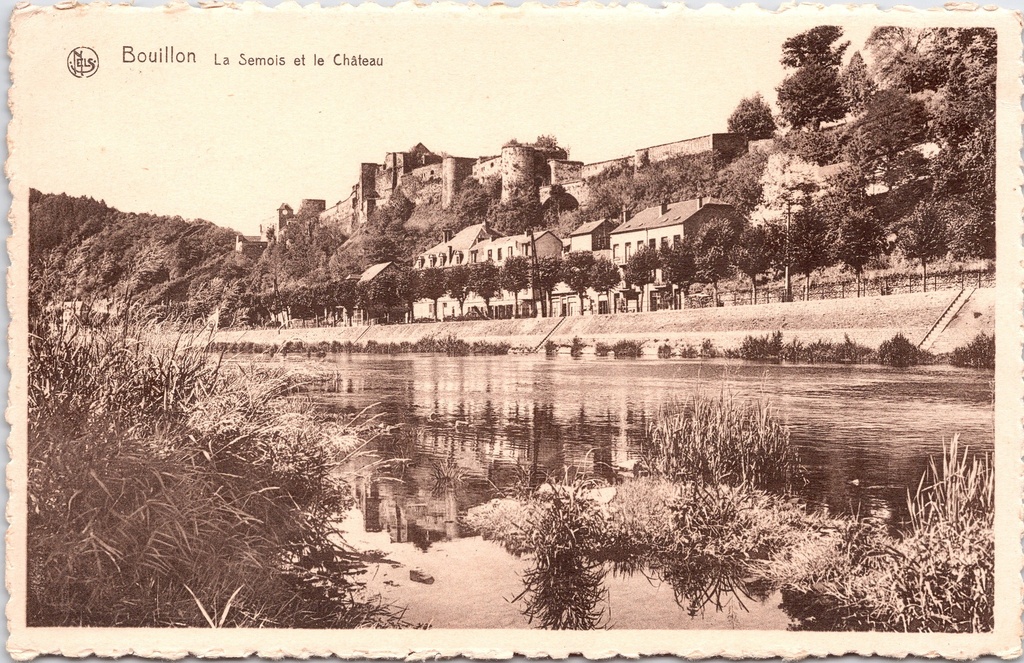 [Bouillon1591] Bouillon – “La Semois et le Château” – View of the Semois and Bouillon Castle