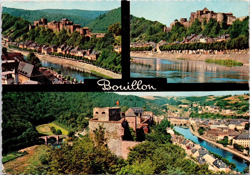 [Bouillon1601] Bouillon – “Bouillon” – Castle and townscape along the Semois