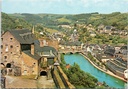 Bouillon – “Le château et la Ville” – The castle and the town from a bird’s-eye view, with the Semois
