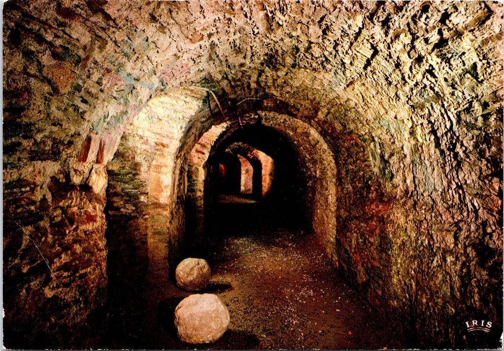 [Bouillon1607] Bouillon - "Château fort. Les souterrains" - Onderaardse gangen van het kasteel van Bouillon