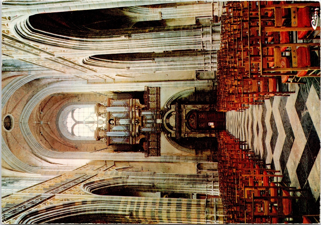 [saint-hubert1639] Saint-Hubert – “La Basilique” – Interior of the basilica
