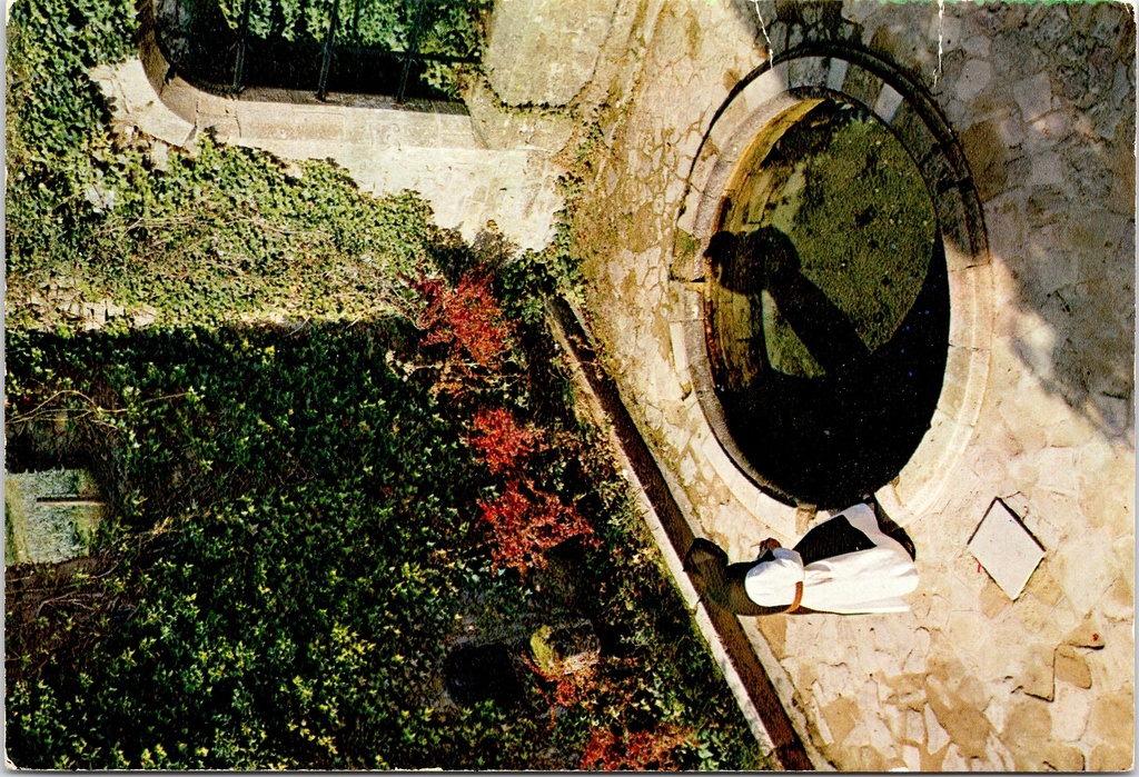 [A1761] Florenville - "La fontaine Mathilde" - De Mathilde-fontein in de abdij van Orval