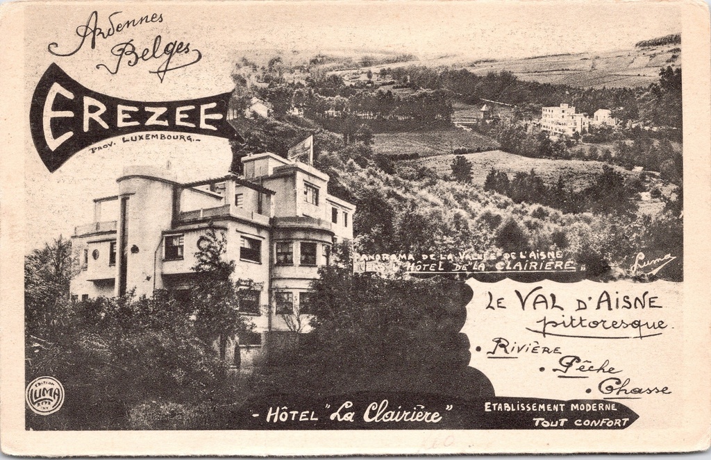 [B1767] Érezée - "Hôtel La Clairière" - Hotel La Clairière in de Vallée de l'Aisne