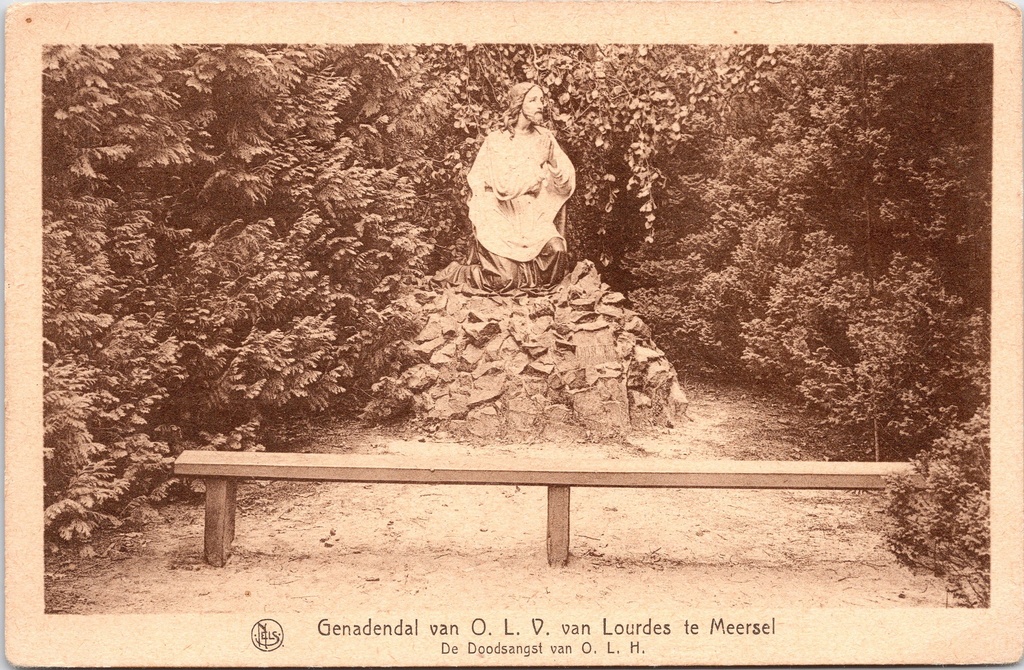 [B1795] Hoogstraten - "Genadendal van O.L.V. van Lourdes te Meersel" - De Doodsangst van O.L.H., devotiekapel Meersel-Dreef