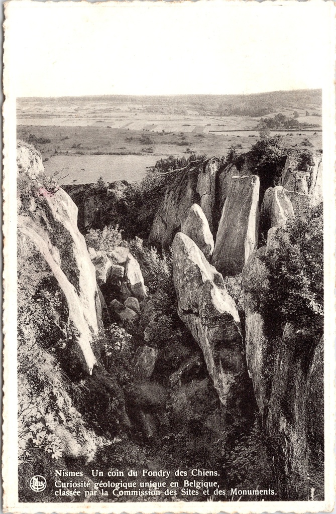 [B1827] Viroinval - "Un coin du Fondry des Chiens" - Geologische rotsvormingen Fondry des Chiens