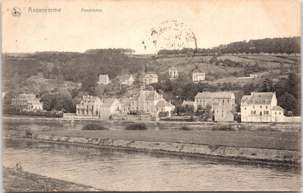 [C1879] Dinant - "Anseremme - Panorama" - Panoramisch zicht op Anseremme aan de Maas