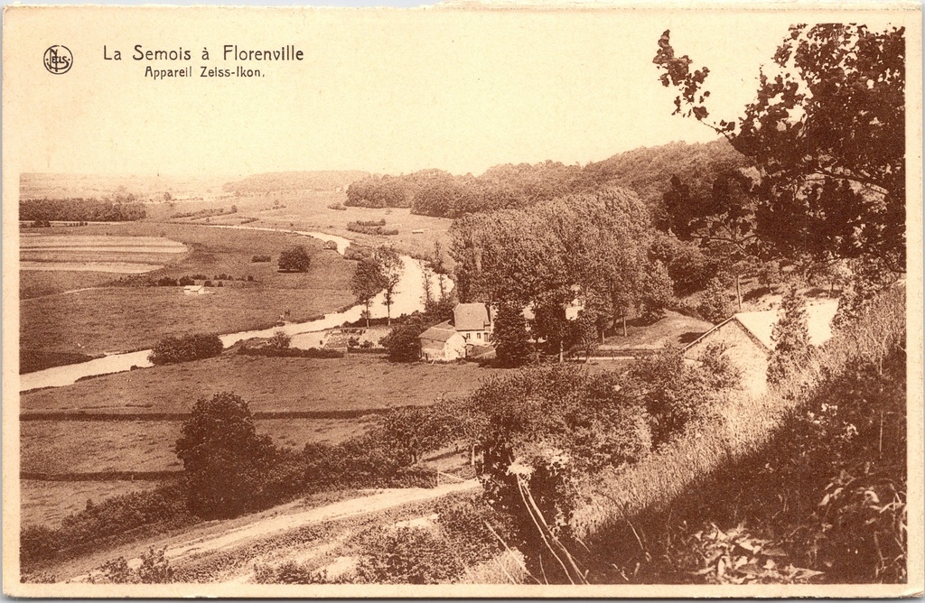 [C1883] Florenville - "La Semois à Florenville" - Panoramisch zicht op de Semois-vallei