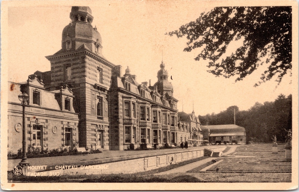 Houyet - "CHATEAU D'ARDENNE - FAÇADE SUD" - Zuidgevel van het Château d'Ardenne