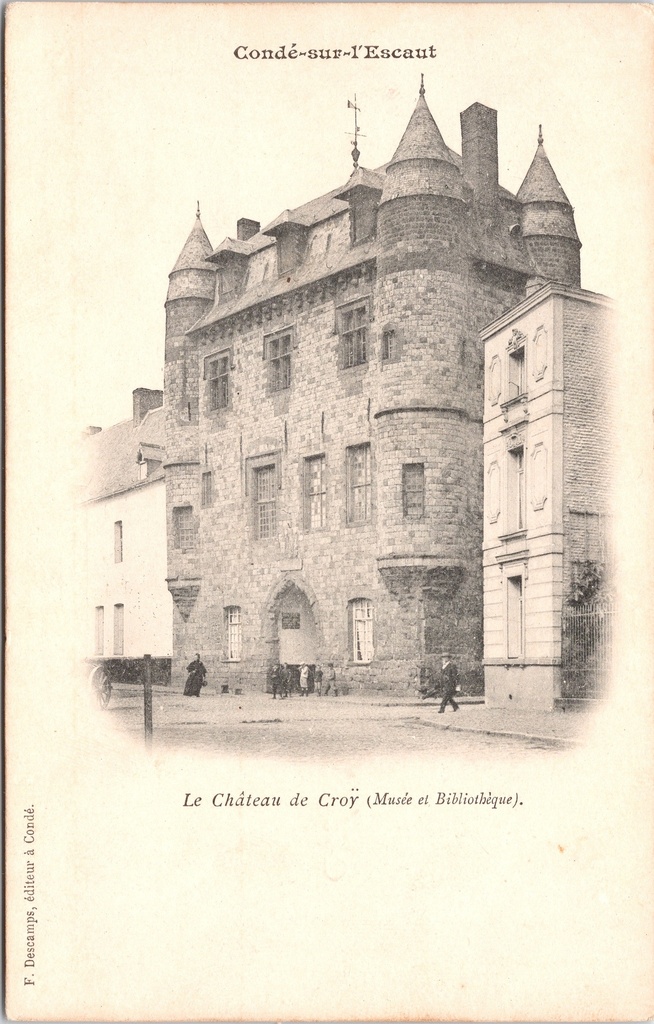 Condé-sur-l'Escaut - "Le Château de Croÿ" - Kasteel de Croÿ, museum en bibliotheek