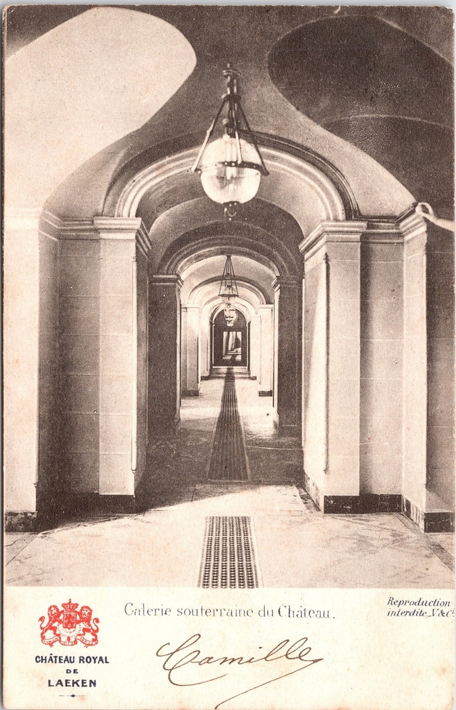 Brussel - "Galerie souterraine du Château" - Ondergrondse galerij van het Koninklijk Paleis van Laken