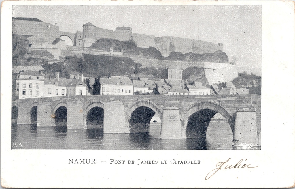 [D1733] Namur - "Pont de Jambes et Citadelle" - Jamesbrug en Citadel