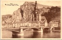 Dinant - "La Citadelle, l'Eglise et le Pont" - De Citadel, Collegiale kerk en brug over de Maas