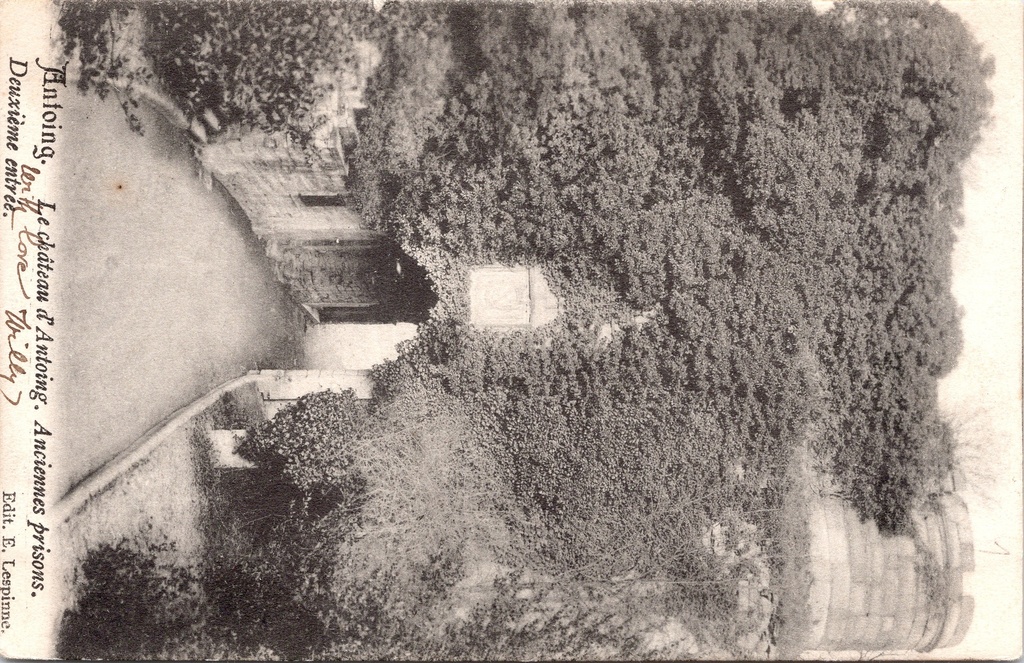 [D1791] Antoing - "Le château d'Antoing - Anciennes prisons" - Kasteel van Antoing, oude gevangenis, tweede ingang
