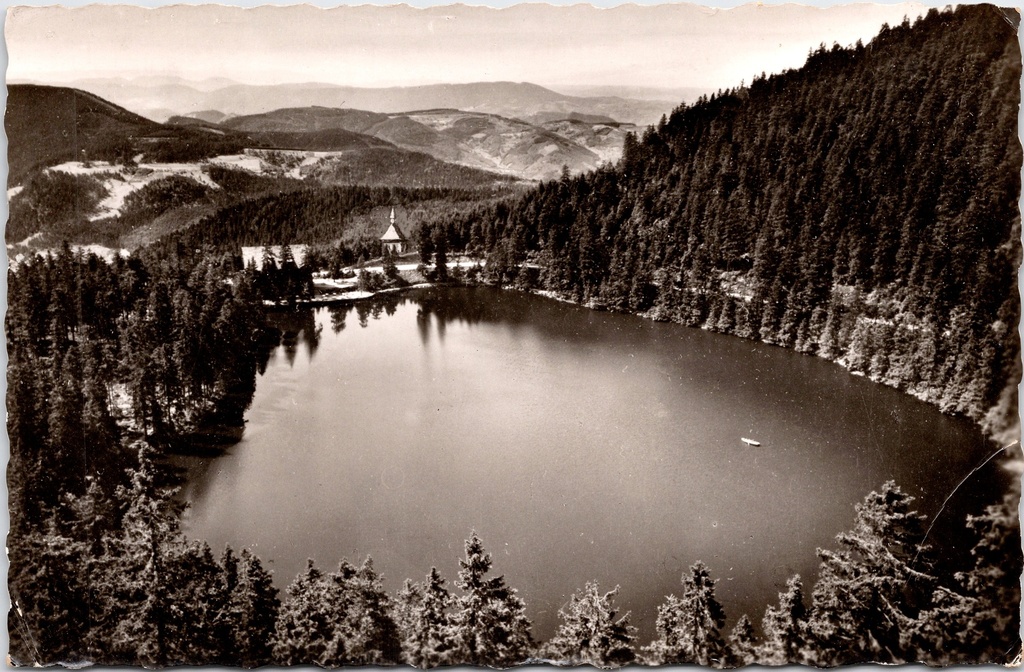 [D1805] Schwarzwald - "Berghotel Mummelsee" - Bergmeer in het Zwarte Woud met hotel